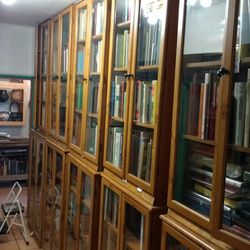 Xochi's - Bookcases of old books