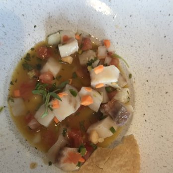 Tribe at Riverwalk - Partially eaten ceviche. Way yummy! Best ever! - New American Near Me - Castle Rock, Colorado Tribe at Riverwalk - Partially eaten ceviche. Way yummy! Best ever! - New American Near Me - Castle Rock, Colorado