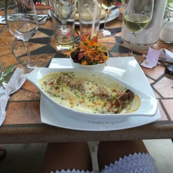 Bleu Citron - Crêpe au Saumon gratiné. WOW