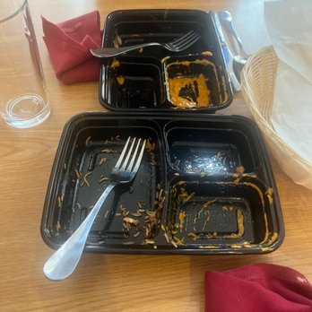 Trisara - Empty food containers says it all. - Asian Fusion Near Me - San Francisco, California Trisara - Empty food containers says it all. - Asian Fusion Near Me - San Francisco, California
