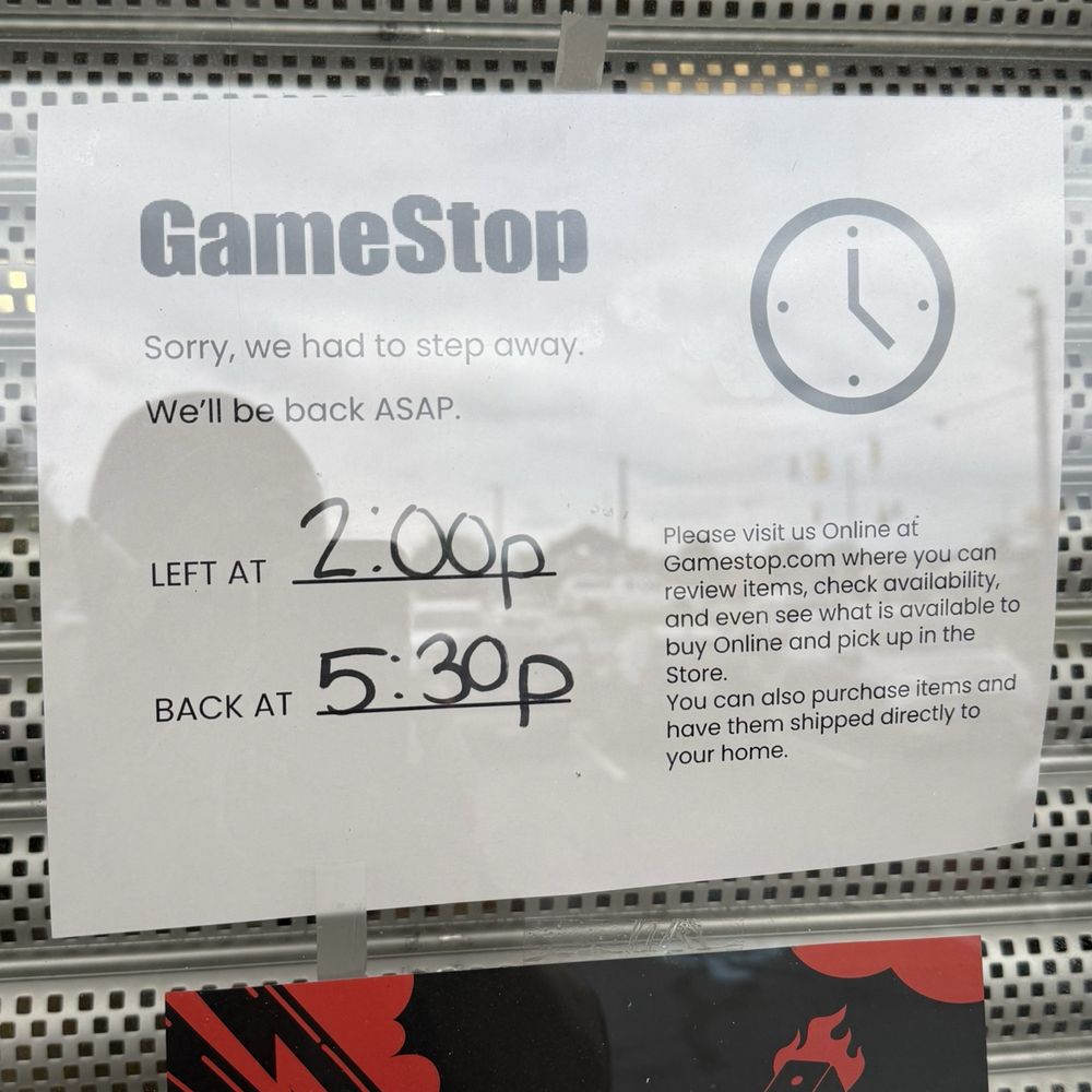 Game Stop - Sign showing they are currently closed. - Videos & Video Game Rental Near Me - Clarksville, Indiana Game Stop - Sign showing they are currently closed. - Videos & Video Game Rental Near Me - Clarksville, Indiana