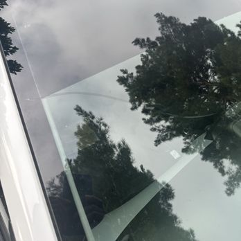 Tint Zone - This is the crack that was discovered after driving only three blocks - Car Window Tinting Near Me - Irvine, California Tint Zone - This is the crack that was discovered after driving only three blocks - Car Window Tinting Near Me - Irvine, California
