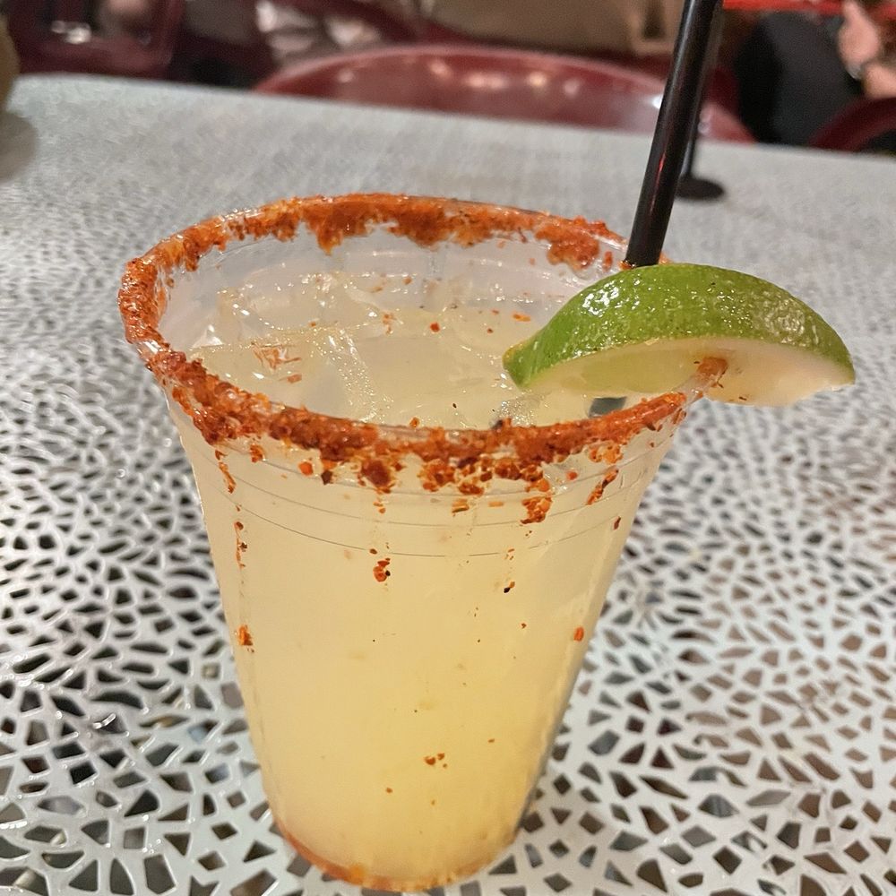 Olla Taqueria Gutierrez - House margarita with tajin - Mexican Near Me - Covington, Kentucky Olla Taqueria Gutierrez - House margarita with tajin - Mexican Near Me - Covington, Kentucky