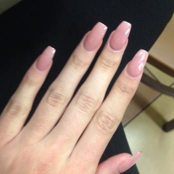 Kitty Nails Spa 2 - Essie blushing bride coffin shaped nails! - Nail Salons Near Me - Pomona, California Kitty Nails Spa 2 - Essie blushing bride coffin shaped nails! - Nail Salons Near Me - Pomona, California