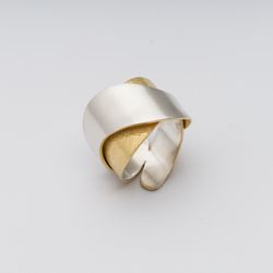 Bergue - INSIDE OUT // Ring  Available in Silver, Oxidized Silver and Gold Plated