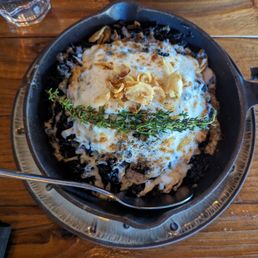 Squid ink fried rice Squid ink fried rice