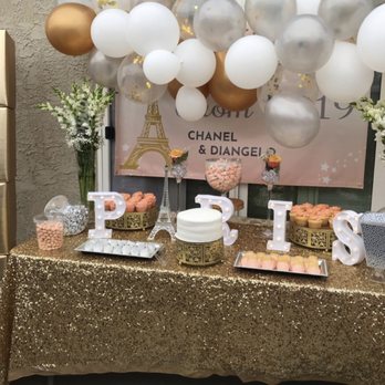The Sweet Life - Champagne party with Paris theme. - Desserts Near Me The Sweet Life - Champagne party with Paris theme. - Desserts Near Me