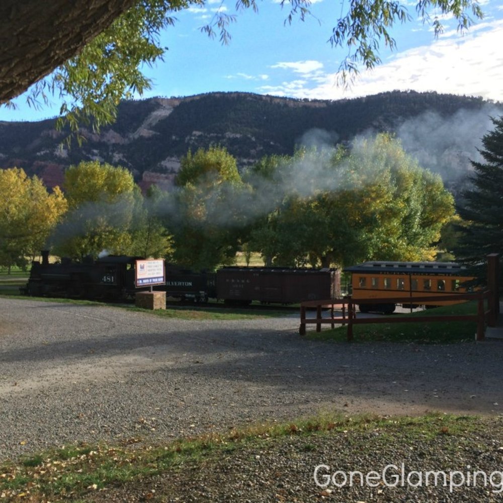 United Campgrounds - The Durango-Silverton train comes right through the middle of camp - RV Parks Near Me - Durango, Colorado United Campgrounds - The Durango-Silverton train comes right through the middle of camp - RV Parks Near Me - Durango, Colorado
