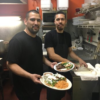 Antojito Como En Casa - Two Cooks in the Kitchen. Luis (left side), had a good conversation about the meats and the restaurant in general. - Mexican Near Me - El Centro, California Antojito Como En Casa - Two Cooks in the Kitchen. Luis (left side), had a good conversation about the meats and the restaurant in general. - Mexican Near Me - El Centro, California