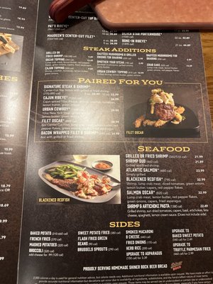 Menu photo 2 Saltgrass Steak House Cypress, TX Menu photo 2 Saltgrass Steak House Cypress, TX
