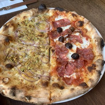 Pizzeria Bianco - Half Rosa and Half Sonny Boy. Sonny was our favorite. - Pizza Near Me - Phoenix, Arizona