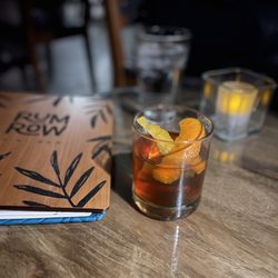 Rum Row Tiki Bar - "Years of Darkness" a rum version of an Old Fashioned