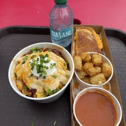 "Totchos" and Kids' Grilled Cheese "Totchos" and Kids' Grilled Cheese