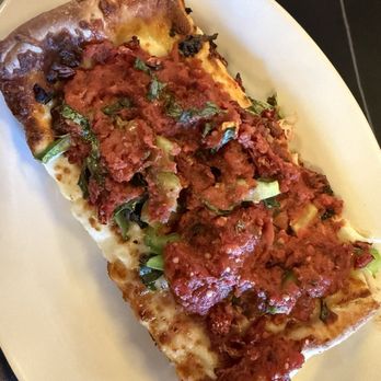 Rocco's Little Chicago - Basil, sun dried tomatoes and pepper pizza - Pizza Near Me - Tucson, Arizona Rocco's Little Chicago - Basil, sun dried tomatoes and pepper pizza - Pizza Near Me - Tucson, Arizona