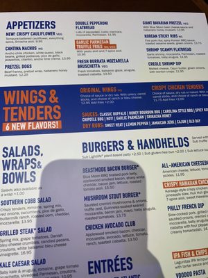 Menu photo 2 Dave & Buster's Columbus - Polaris Columbus, OH