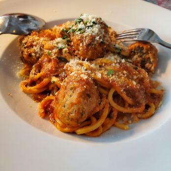 Caffé Delfini - The Spaghetti & Meatballs served every Sunday. How may one resist?! All plates, top drawer. Wonderful kitchen and atmosphere. - Italian Near Me - Santa Monica, California Caffé Delfini - The Spaghetti & Meatballs served every Sunday. How may one resist?! All plates, top drawer. Wonderful kitchen and atmosphere. - Italian Near Me - Santa Monica, California