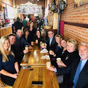 Benchmark Realty Group - The group meeting for coffee in Old Town. - Real Estate Services Near Me - Eureka, California Benchmark Realty Group - The group meeting for coffee in Old Town. - Real Estate Services Near Me - Eureka, California