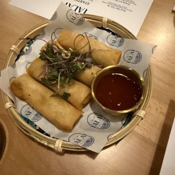 TALAY - crispy vegetable spring rolls (Por Pia Tod) - Thai Near Me - Orlando, Florida TALAY - crispy vegetable spring rolls (Por Pia Tod) - Thai Near Me - Orlando, Florida