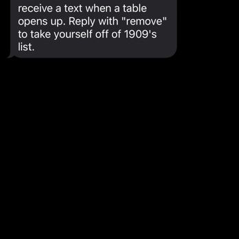 1909 - Beware of the texting they might take u of the waitlist - Bars Near Me - Temecula, California