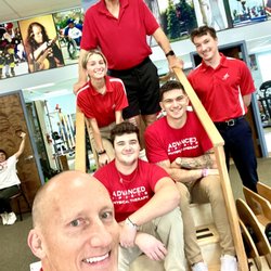 Advanced Sports Physical Therapy - That's me at the top of the steps