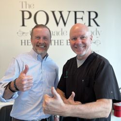 Naturally Chiropractic - Patient and Dr. Godsey - Chiropractor in Parker CO