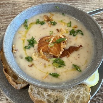 Pacific Catch - Grilled Salmon Chowder - Seafood Near Me - Palo Alto, California
