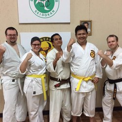 Seidokan Karate - Picture after Yellow Belt Examination Test
