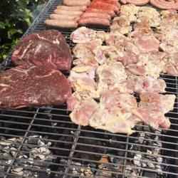 Parrilladas Argentina - Asado being prepared
