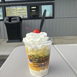 Butterscotch sundae