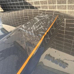 The Wave Car Care Center - Hood decal blasted off