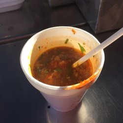 Birria de Res y Lengua El Paisa 2 - Every one gets a conzome with their meal.