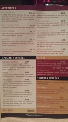 Menu photo 8 Happy Teriyaki 11 Puyallup, WA Menu photo 8 Happy Teriyaki 11 Puyallup, WA
