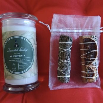 Elementals Healing Boutique - My daughters' purchase -An Intention Candle "Tranquility" -Sage Wands - Spiritual Shop Near Me - Seattle, Washington Elementals Healing Boutique - My daughters' purchase -An Intention Candle "Tranquility" -Sage Wands - Spiritual Shop Near Me - Seattle, Washington