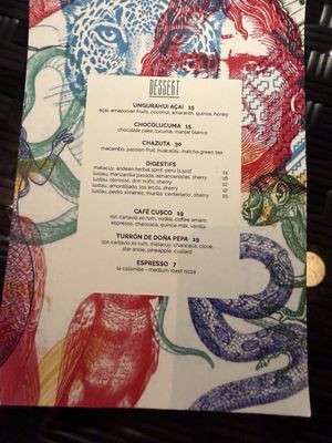 Menu photo 2 Causa Amazonia Washington, DC, DC