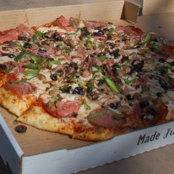 Pioneer Hillside Pizza - Extra Large Combo, minus pepperoni. - Pizza Near Me - Shingletown, California