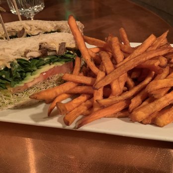 Prohibition - Bonnies Garden Sandwich and Side of Sweet Fries - Cocktail Bars Near Me - Murray, Utah