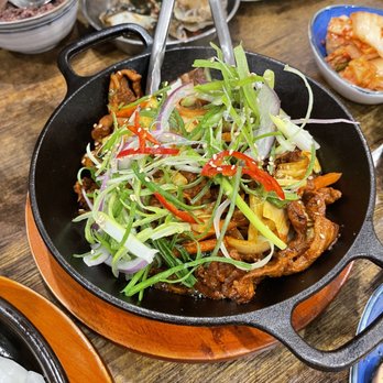 Jang Dok Dae - Spicy stir fried pork - Korean Near Me - Flushing, New York