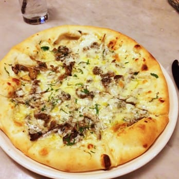 Osteria Marco - Bird's Eye View of the Wild Mushroom and Robiola Pizza. - Italian Near Me - Denver, Colorado Osteria Marco - Bird's Eye View of the Wild Mushroom and Robiola Pizza. - Italian Near Me - Denver, Colorado