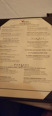 Menu photo 1 Vincent's Steakhouse Wantagh, NY Menu photo 1 Vincent's Steakhouse Wantagh, NY