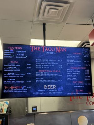 Menu photo 1 The Taco Man Upland, CA