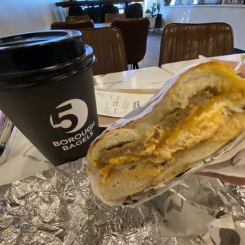 5 Borough Bagels - Brew Coffee Sausage, Egg & Cheese - Coffee & Tea Near Me - Clive, Iowa 5 Borough Bagels - Brew Coffee Sausage, Egg & Cheese - Coffee & Tea Near Me - Clive, Iowa