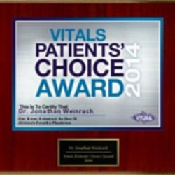 Weinrach Plastic Surgery - Patients Choice Award 2014