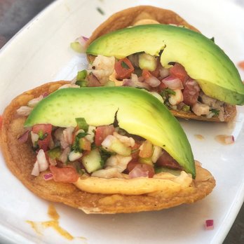 Viewpoint Brewing - Ceviche- it comes with three, but we ate one before o could get a pic! - Breweries Near Me - Del Mar, California