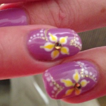 Best Nails - Zoomed in, just the ring finger. - Nail Salons Near Me - Henderson, Nevada