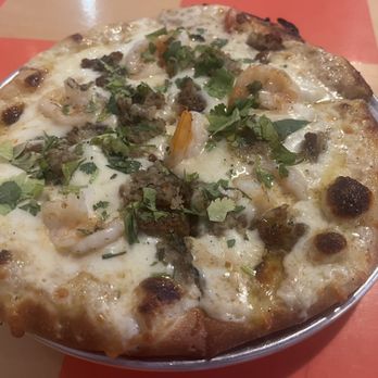 The Station - Shrimp and boudin pizza - Pizza Near Me - Jackson, Mississippi