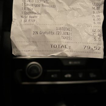 Te Deseo - My receipt - Cocktail Bars Near Me - Dallas, Texas