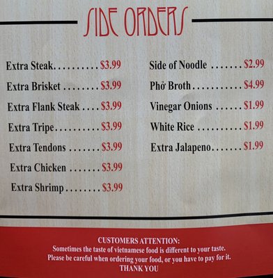 Menu photo 5 Pho Viet Hanover, PA