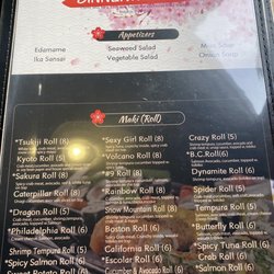 Tsukiji Japanese Sushi Hibachi - Dinner all you can eat menu