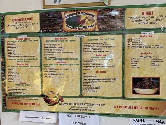 Menu photo 2 New Mexico Beef Jerky Company Albuquerque, NM Menu photo 2 New Mexico Beef Jerky Company Albuquerque, NM