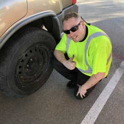 San Antonio Roadside Assistance - We repaired a tire at the customers work location in San Antonio, Tx